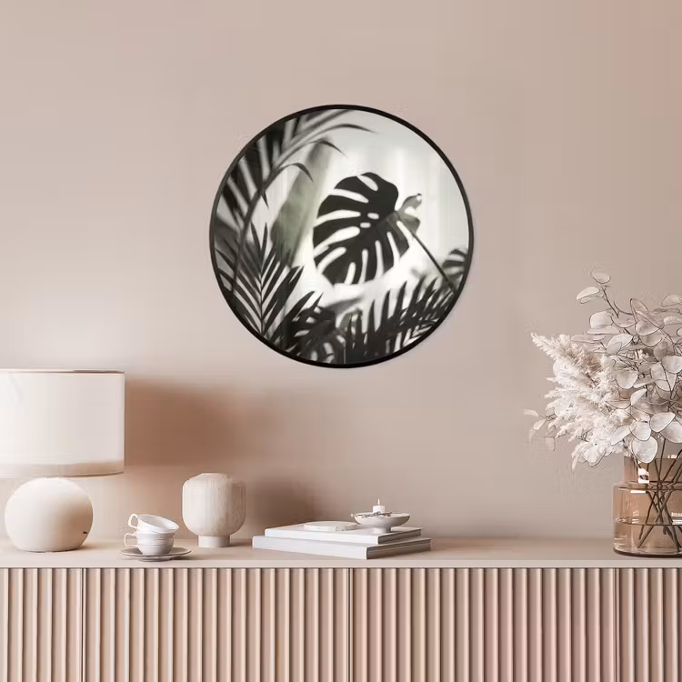 Planten - Bladeren - Natuur - Minimalistisch - Groen Fotolijst rond zonder passe partout klein -sfeer3