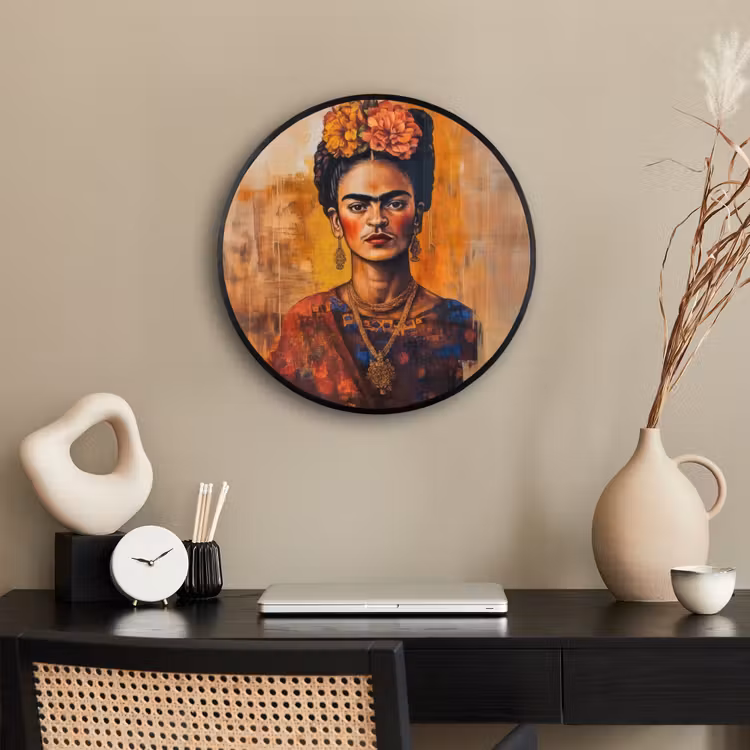 Portret - Sieraden - Schilderachtig Fotolijst rond zonder passe partout klein -sfeer1