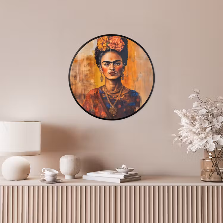 Portret - Sieraden - Schilderachtig Fotolijst rond zonder passe partout klein -sfeer3