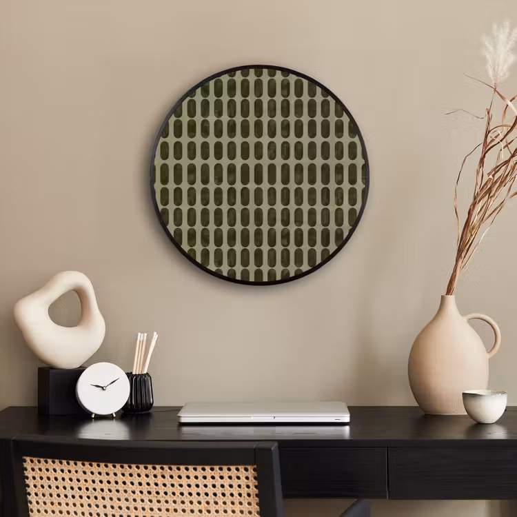 Ritmisch - Effect - Groen Fotolijst rond zonder passe partout klein 856 -sfeer1