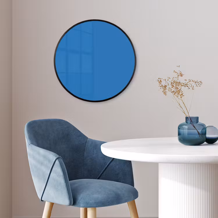 Royal - Blue - Blauw Fotolijst rond zonder passe partout klein 856 -sfeer2