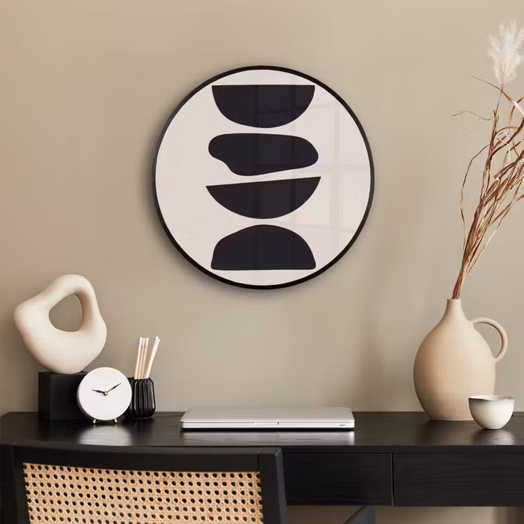 Photo Frame Round - Shapes - Abstract - Modern - Vormen - Abstract - Modern Fotolijst rond zonder passe partout klein