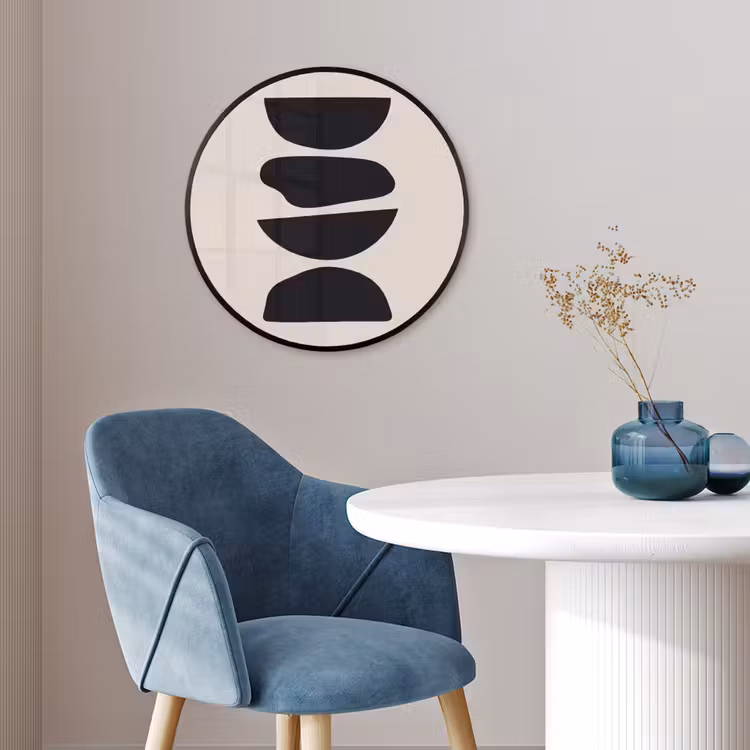 Photo Frame Round - Shapes - Abstract - Modern - Vormen - Abstract - Modern Fotolijst rond zonder passe partout klein