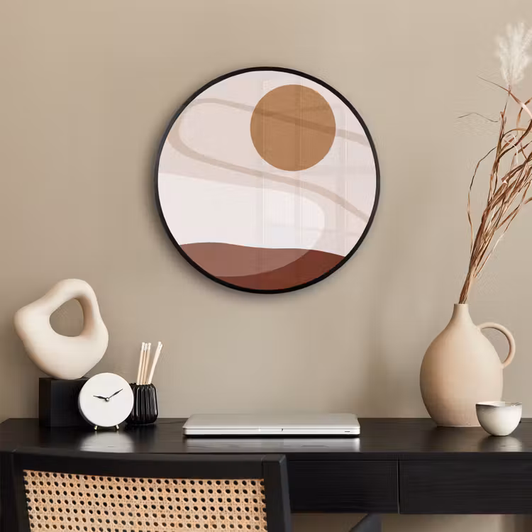 Photo Frame Round - Shapes - Organic - Art - Vormen - Organisch - Kunst Fotolijst rond zonder passe partout klein