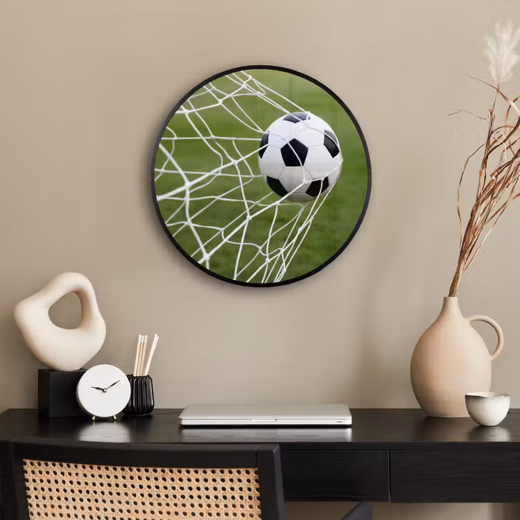 Voetbal - Goal - Net - Sport Fotolijst rond zonder passe partout klein -sfeer1