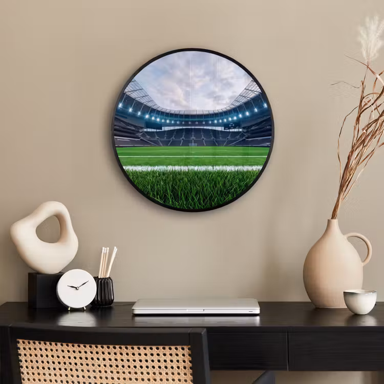 Voetbal - Stadion - Sport - Groen Fotolijst rond zonder passe partout klein -sfeer1