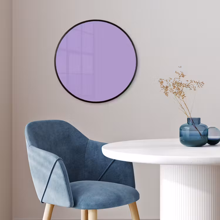 Soft - Lavender - Paars Fotolijst rond zonder passe partout klein 856 -sfeer2