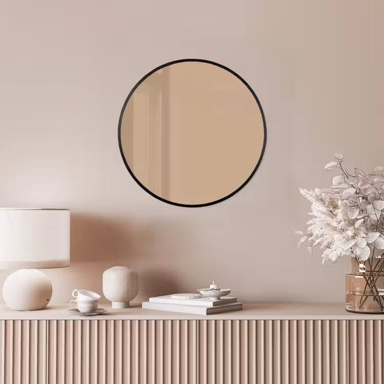 Soft - Taupe - Bruin Fotolijst rond zonder passe partout klein 856 -sfeer3