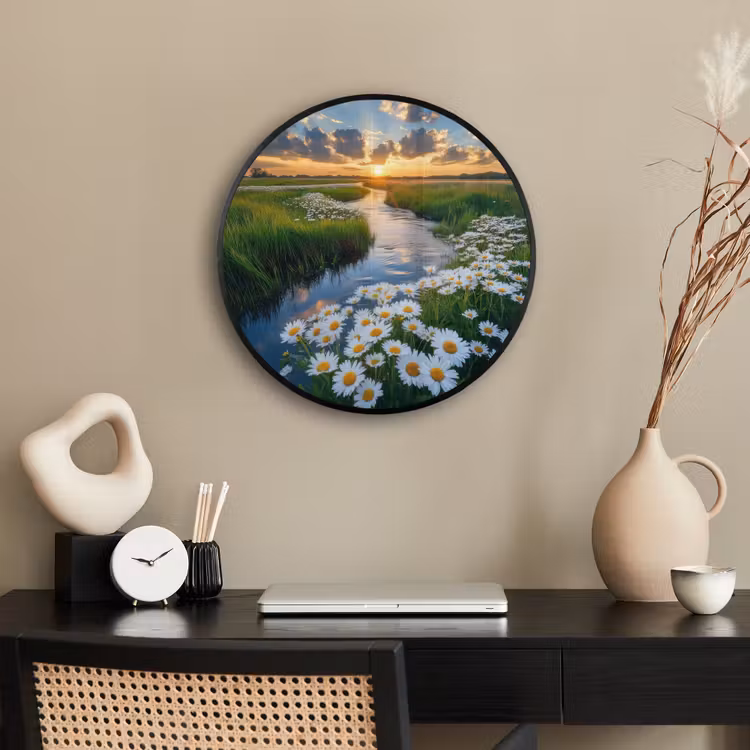 Beekje - Landschap - Margriet Fotolijst rond zonder passe partout klein -sfeer1