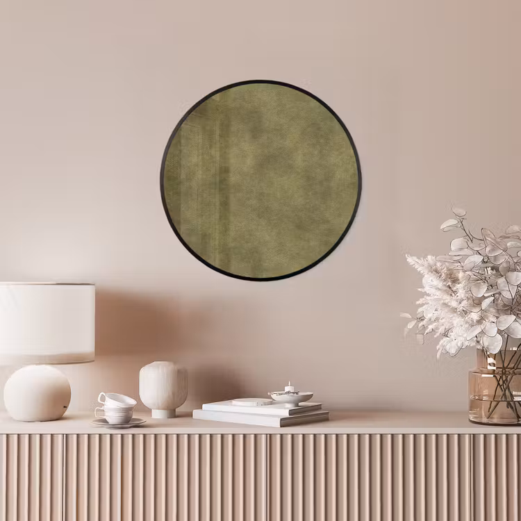 Textuur - Abstract - Groen Fotolijst rond zonder passe partout klein 856 -sfeer3