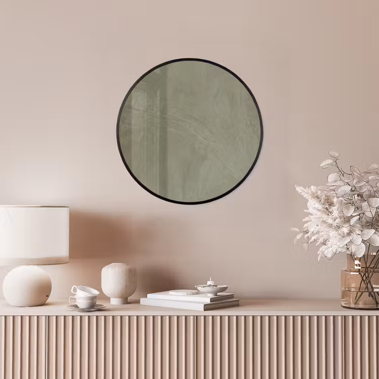 Textuur - Betonlook - Achtergrond - Modern - Groen Fotolijst rond zonder passe partout klein -sfeer3