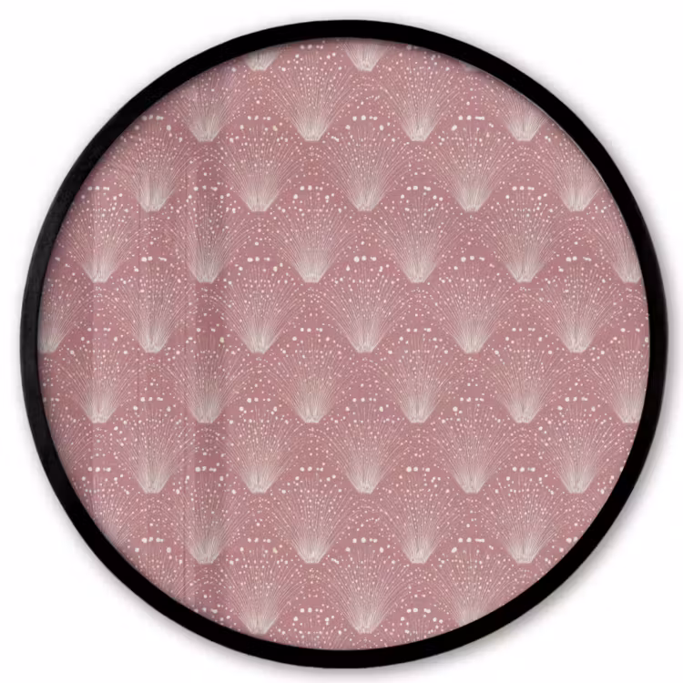 Trendy - Patroon - Roze Fotolijst rond zonder passe partout klein 856 -3d