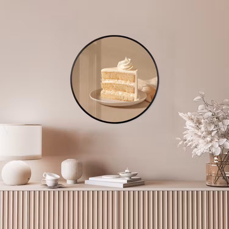 Vanilletaart - Cake - Romig Fotolijst rond zonder passe partout klein -sfeer3