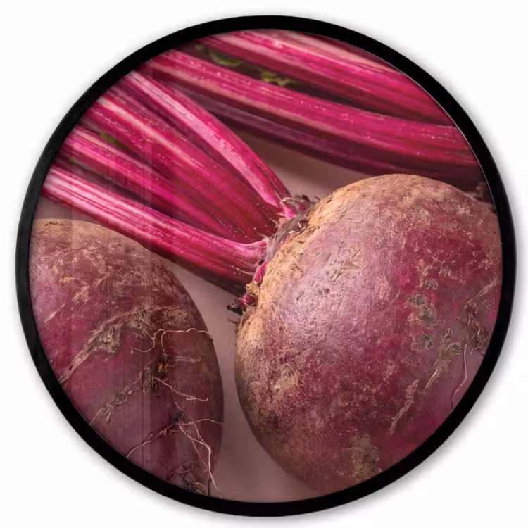 Photo Frame Round - Vegetables - Red - Fresh - Groente - Rood - Vers Fotolijst rond zonder passe partout klein