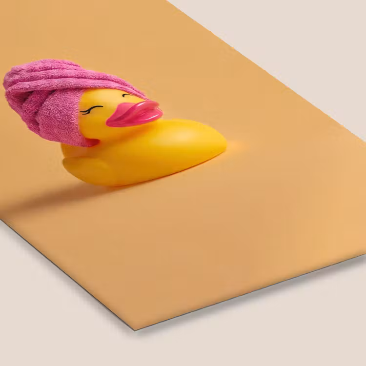 Badeend - Handdoek - Kleurrijk fotolijst zwart zonder passe partout klein -zsfeer6