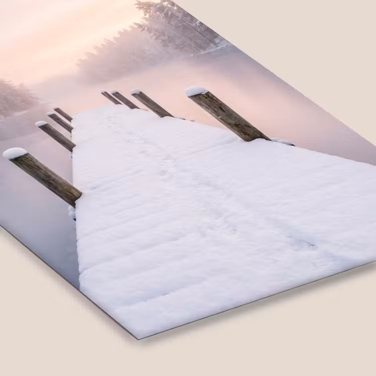 Steiger - Meer - Mist - Winter - Serene fotolijst zwart zonder passe partout klein -zsfeer6