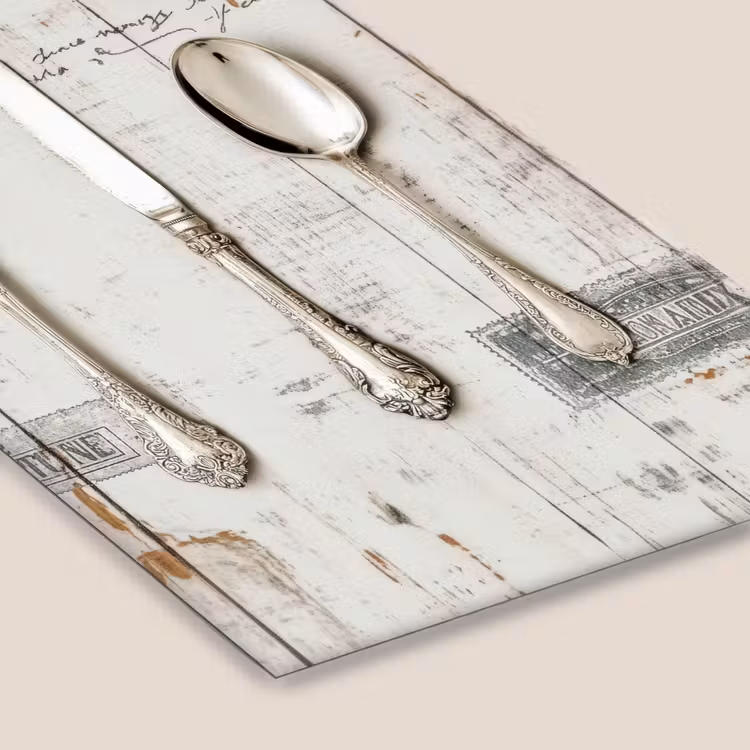 Zilver - Bestek - Hout fotolijst zwart zonder passe partout klein -zsfeer6