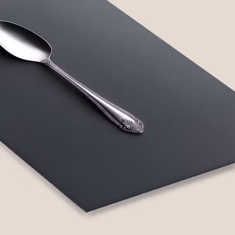 Zilver - Metaal - Lepel fotolijst zwart zonder passe partout klein -zsfeer6