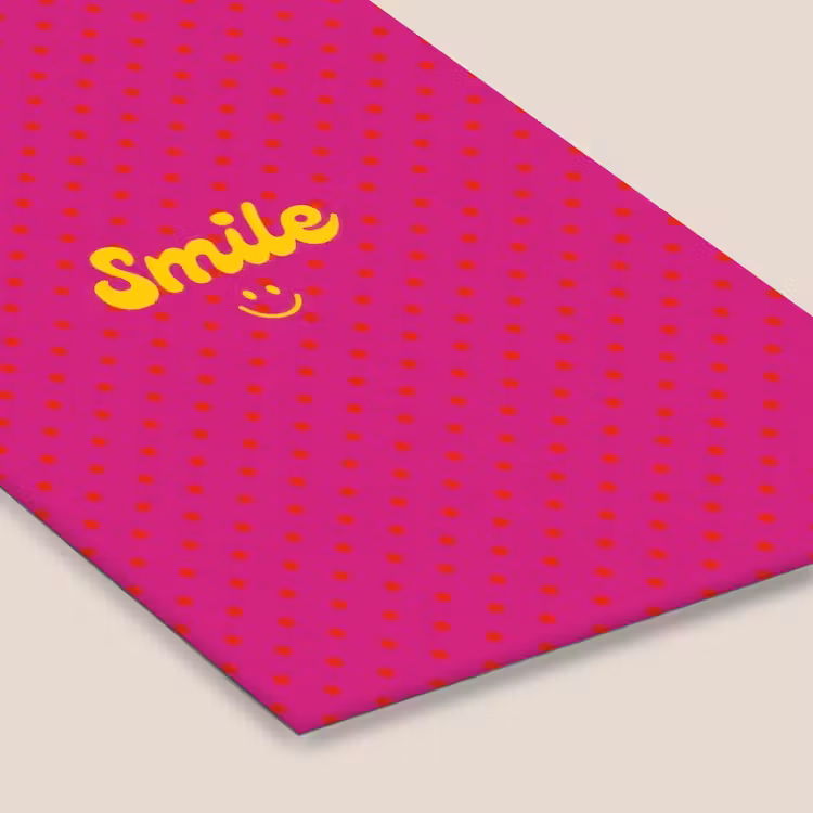 Smile - Stippen - Roze fotolijst zwart zonder passe partout klein -zsfeer6