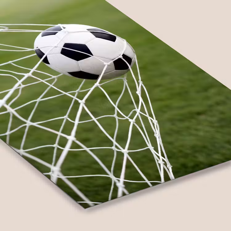 Voetbal - Goal - Net - Sport fotolijst zwart zonder passe partout klein -zsfeer6