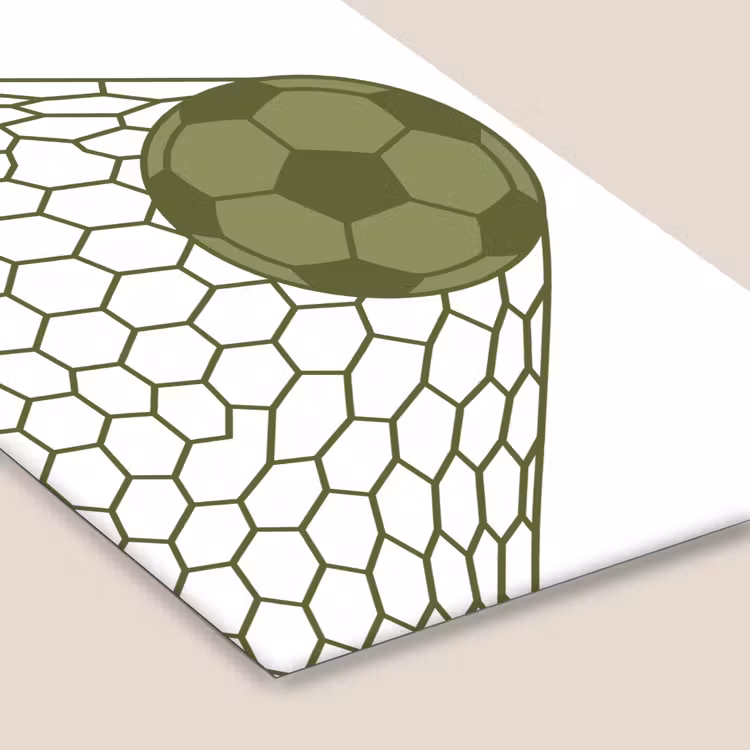 Voetbal - Goal - Sport - Groen fotolijst zwart zonder passe partout klein -zsfeer6