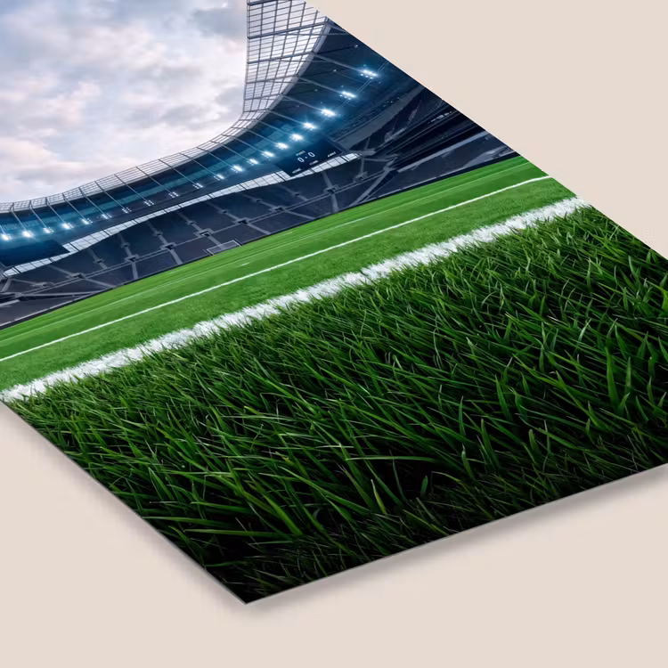 Voetbal - Stadion - Sport - Groen fotolijst zwart zonder passe partout klein -zsfeer6