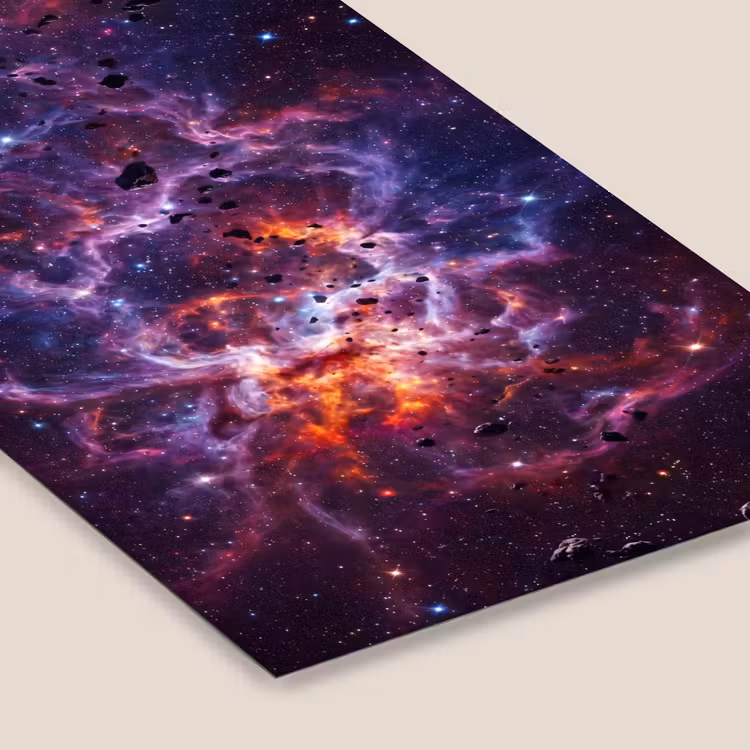 Space - Stars - Abstract - Colorful fotolijst zwart zonder passe partout klein -zsfeer6