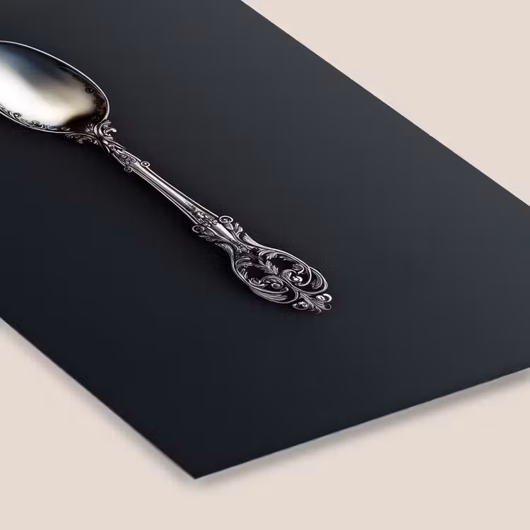Lepel - Zilver - Metaal fotolijst zwart zonder passe partout klein -zsfeer6