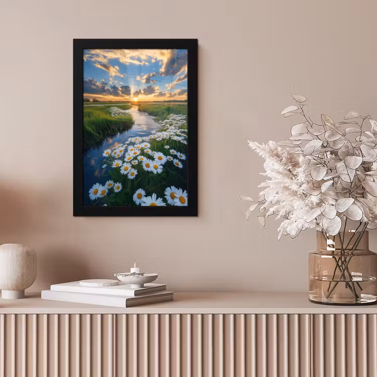 Beekje - Landschap - Margriet fotolijst zwart zonder passe partout klein -sfeer5