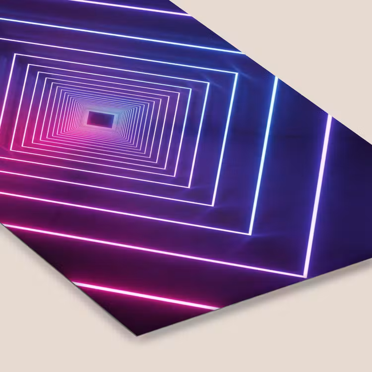 Driedimensionaal - Tunnel - Ruimte fotolijst zwart zonder passe partout klein -zsfeer6
