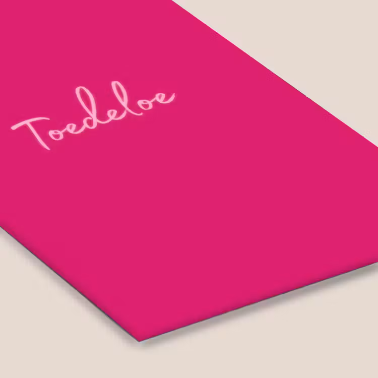 Toedeloe - Roze fotolijst zwart zonder passe partout klein -zsfeer6