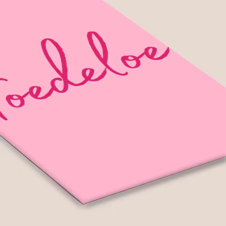Toedeloe - Roze - Minimalistisch fotolijst zwart zonder passe partout klein -zsfeer6