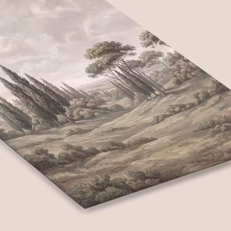 Vallei - Bos - Natuur - Groen fotolijst zwart zonder passe partout klein -zsfeer6