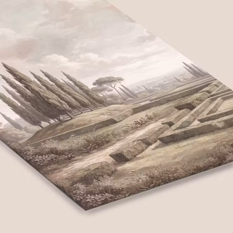 Vallei - Tuin - Natuur - Groen fotolijst zwart zonder passe partout klein -zsfeer6