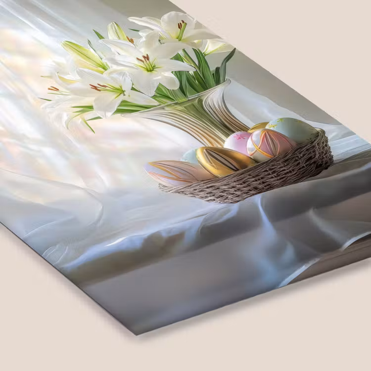Vaas - Eieren - Bloemen fotolijst zwart zonder passe partout klein -zsfeer6