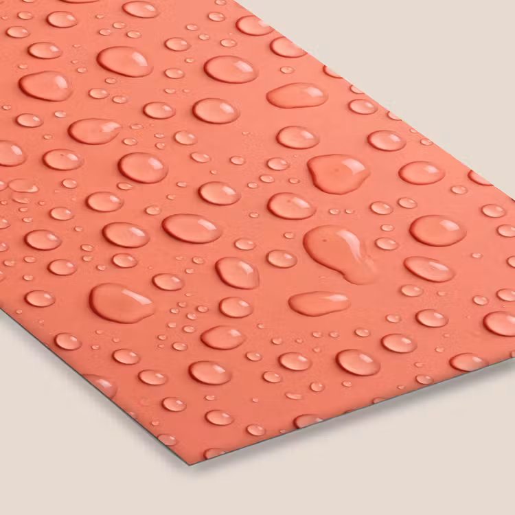 Water - Druppels - Roze fotolijst zwart zonder passe partout klein -zsfeer6