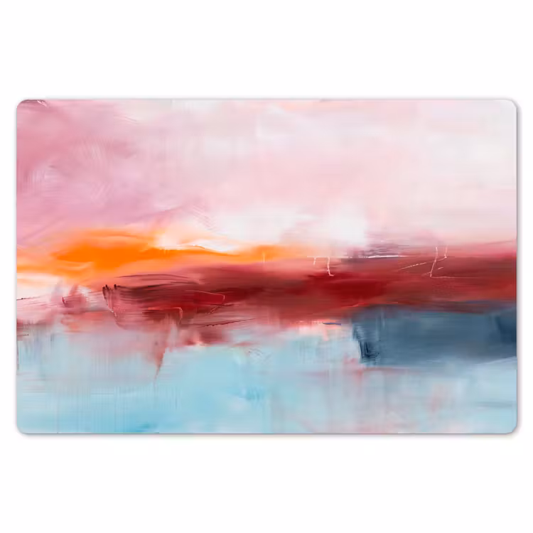 Abstract - Kleuren - Modern - Kunst - Roze Placemat vinyl groot -zzsfeer1_Kitchenyeah-website