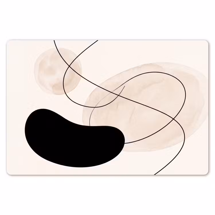 Placemat - 6 pieces - Abstract - Forms - Art - Abstract - Vormen - Kunst Placemat vinyl groot