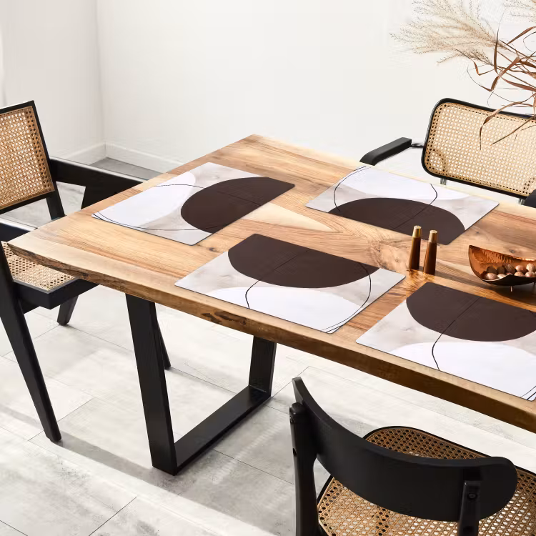 Placemat - 6 pieces - Abstract - Forms - Modern - Abstract - Vormen - Modern Placemat vinyl groot