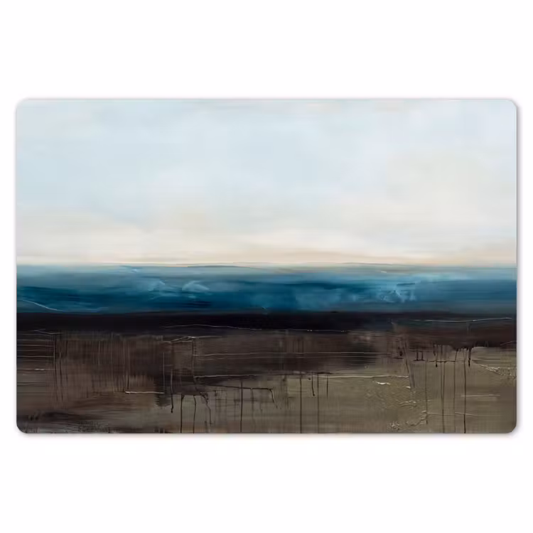 Abstract - Landschap - Horizon - Blauw - Modern Placemat vinyl groot -zzsfeer1_Kitchenyeah-website