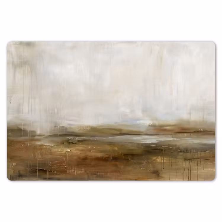 Abstract - Landschap - Natuur - Beige - Bruin Placemat vinyl groot -zzsfeer1_Kitchenyeah-website