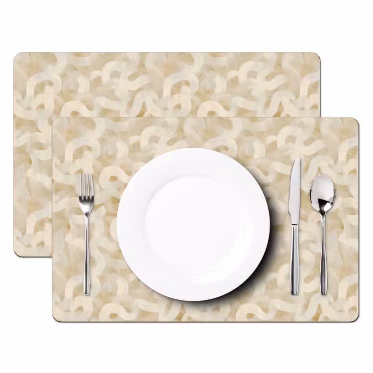 Abstract - Lijnen - Beige Placemat vinyl groot 368 -zzsfeer2_Kitchenyeah-website