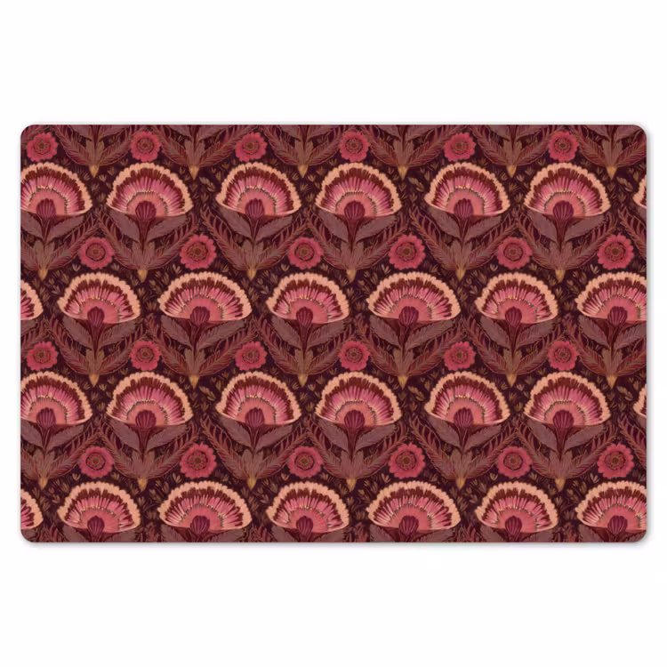 Antiek - Bloemen - Kleurrijk Placemat vinyl groot 368 -zzsfeer1_Kitchenyeah-website