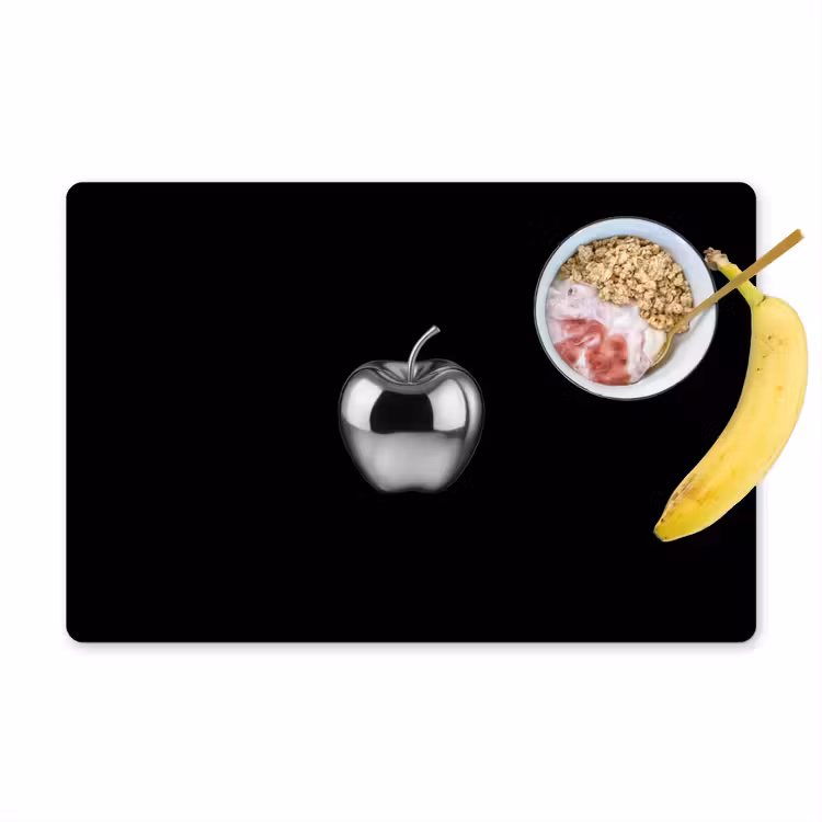 Appel - Metallic - Symmetrisch Placemat vinyl groot -zzzproduct_Kitchenyeah-website
