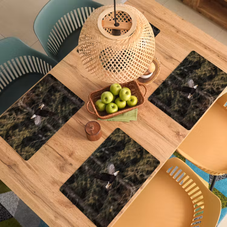 Zeearend - Vliegen - Bos - Natuur Placemat vinyl groot -zzsfeer5_Kitchenyeah-website