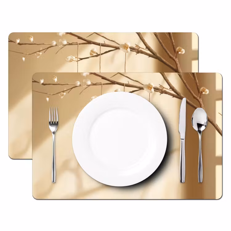 Beige - Paastak - Eieren Placemat vinyl groot -zzsfeer2_Kitchenyeah-website