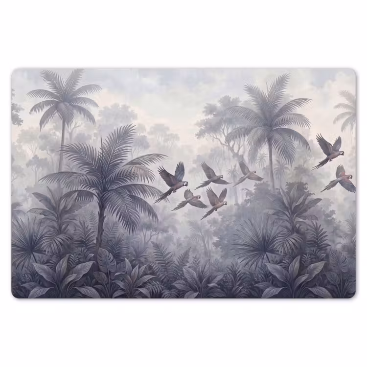 Vogel - Vliegend - Jungle - Vintage - Dieren Placemat vinyl groot -zzsfeer1_Kitchenyeah-website