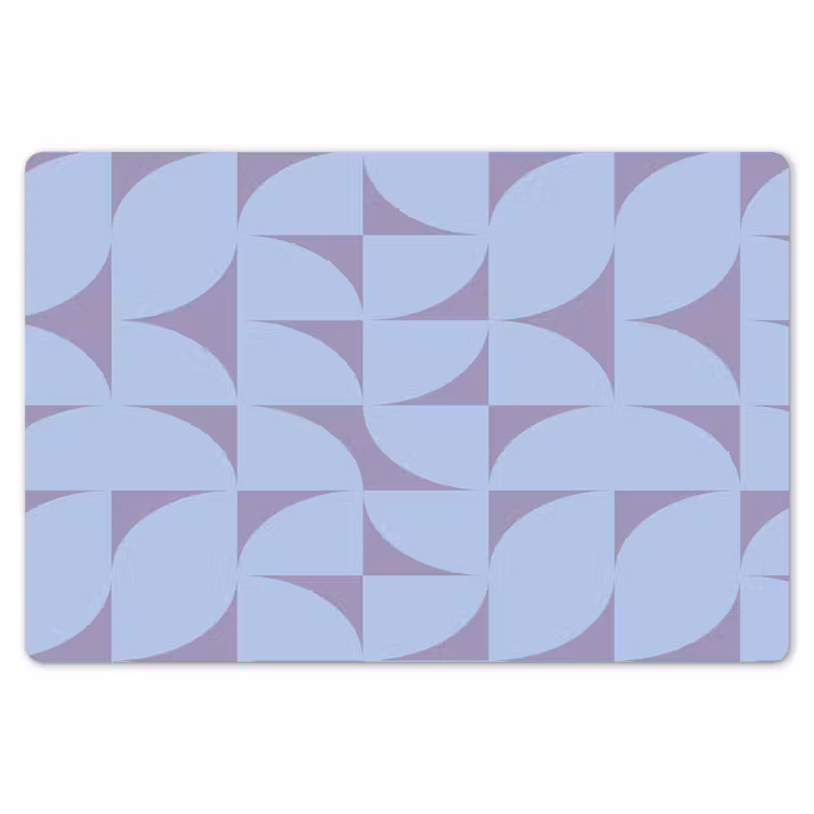 Blokken - Blauw - Paars - Patroon Placemat vinyl groot 368 -zzsfeer1_Kitchenyeah-website