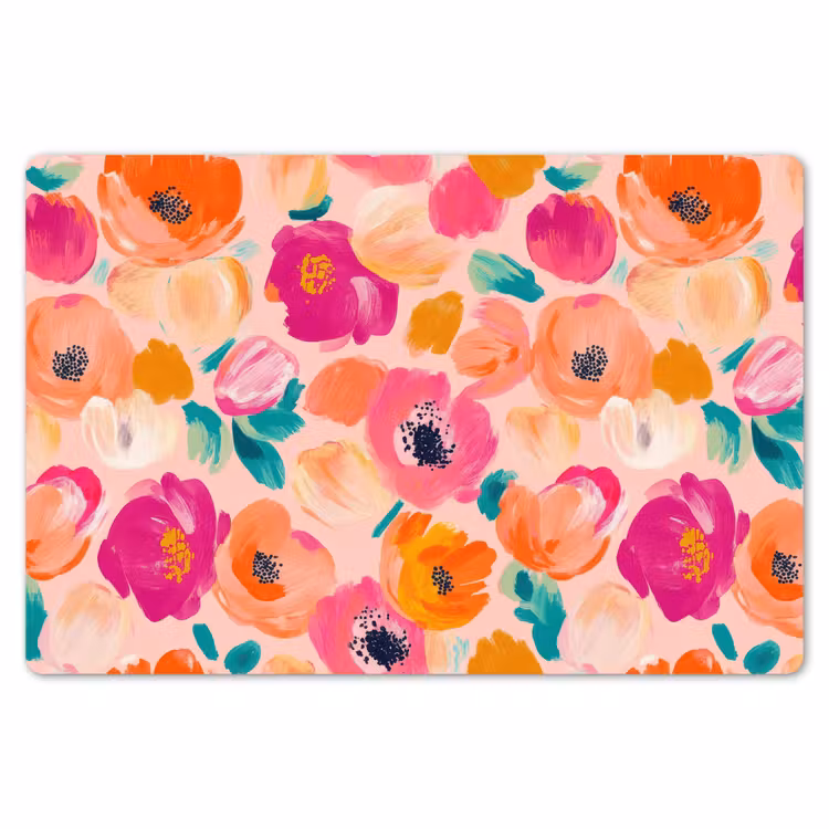 Bloesems - Vrolijk - Kleurrijk Placemat vinyl groot 368 -zzsfeer1_Kitchenyeah-website