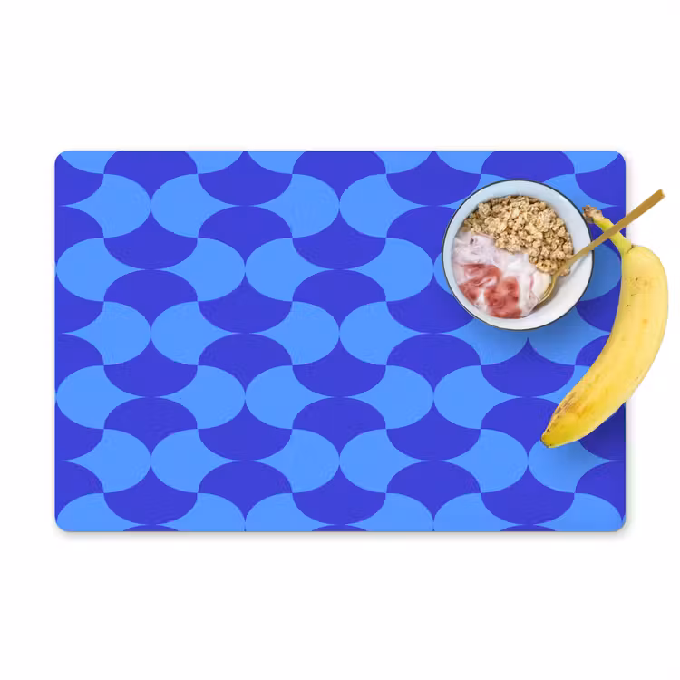 Blauw - Maanvlakken - Patroon Placemat vinyl groot 368 -zzzproduct_Kitchenyeah-website
